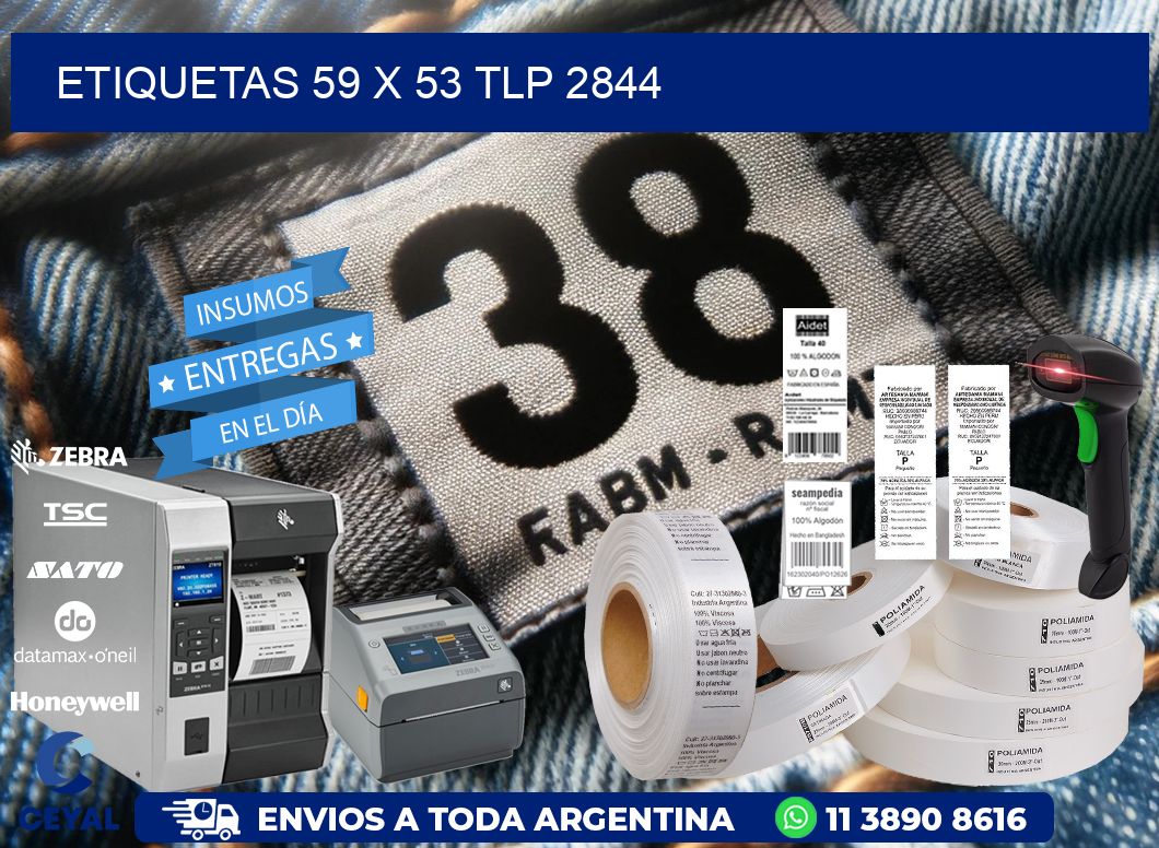 ETIQUETAS 59 x 53 TLP 2844