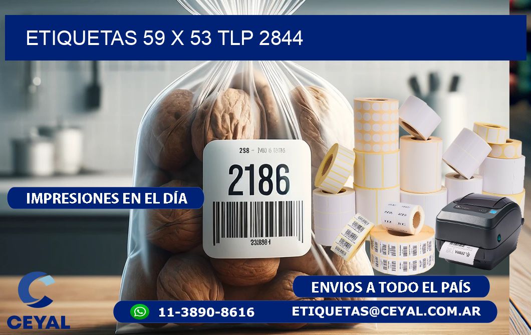 ETIQUETAS 59 x 53 TLP 2844