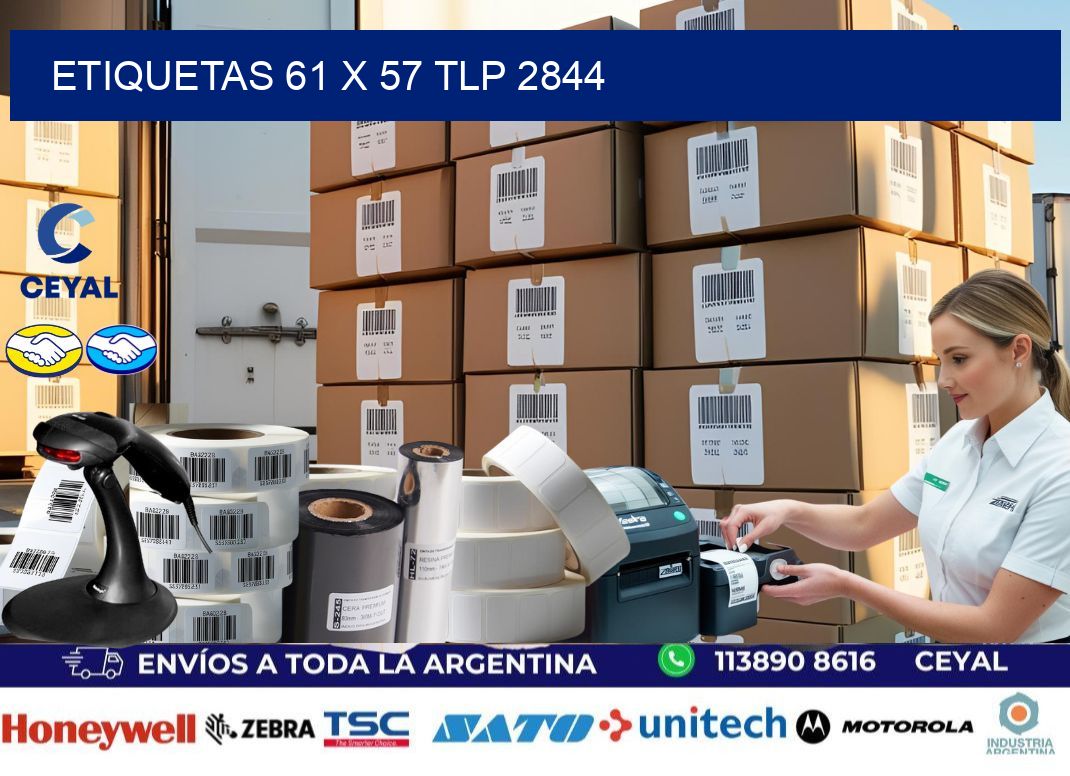 ETIQUETAS 61 x 57 TLP 2844