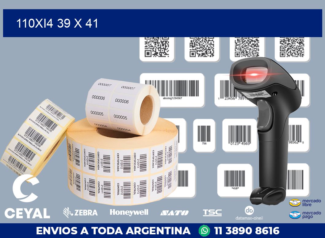 110Xi4 39 x 41