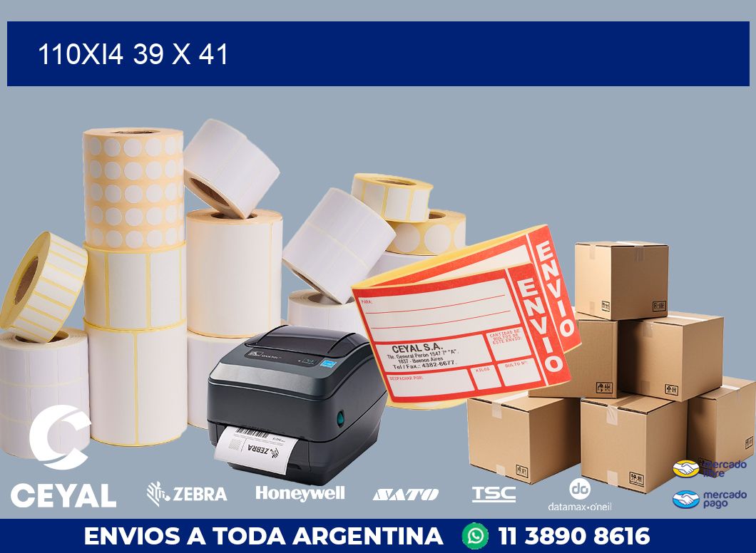 110Xi4 39 x 41