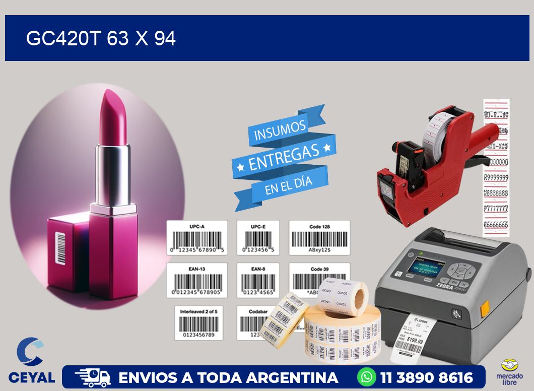 GC420T 63 x 94
