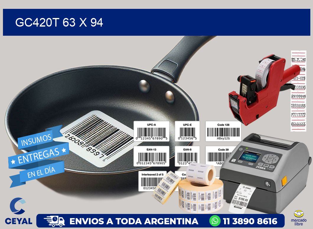 GC420T 63 x 94