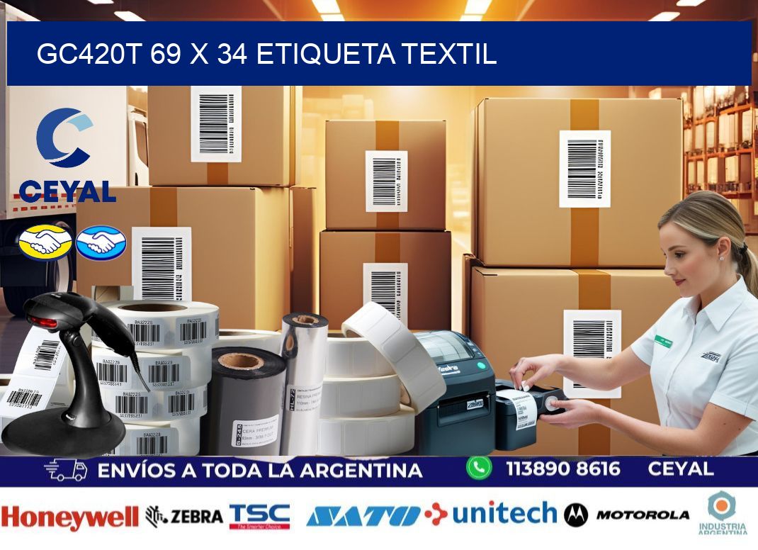 GC420T 69 x 34 ETIQUETA TEXTIL