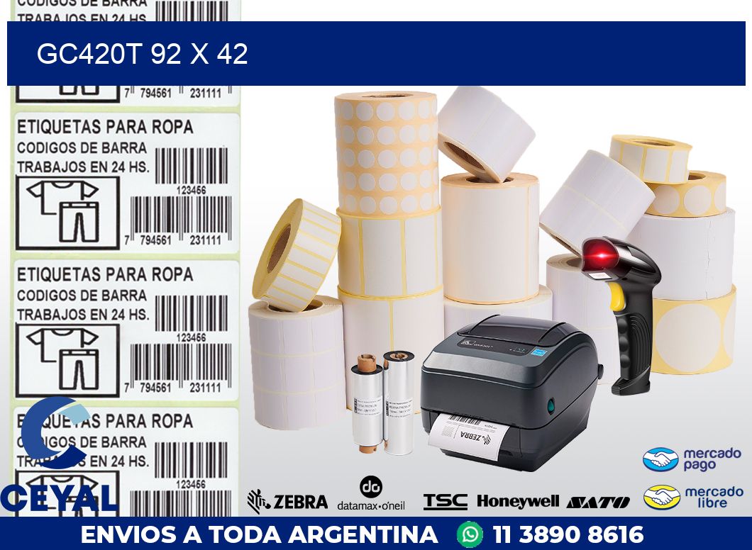 GC420T 92 x 42