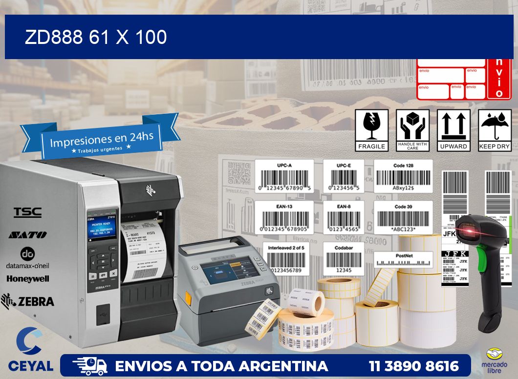 ZD888 61 x 100