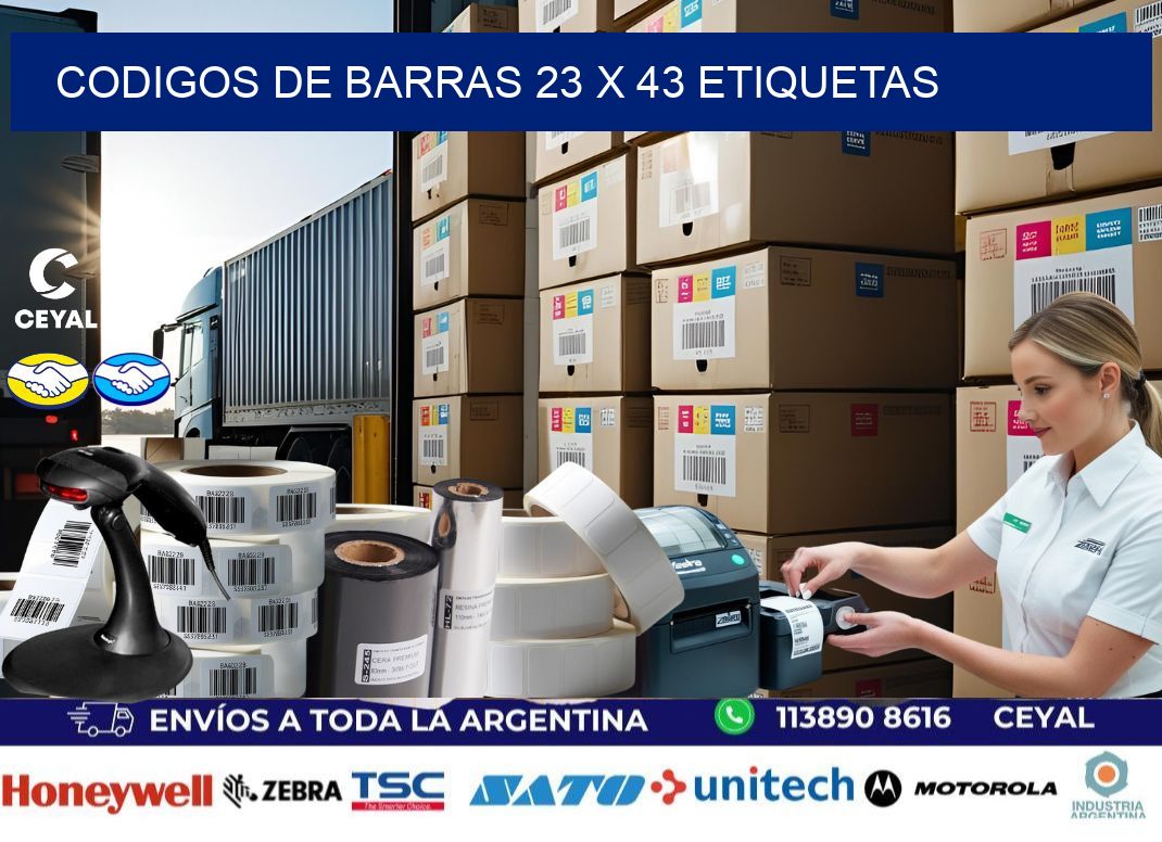 codigos de barras 23 x 43 etiquetas