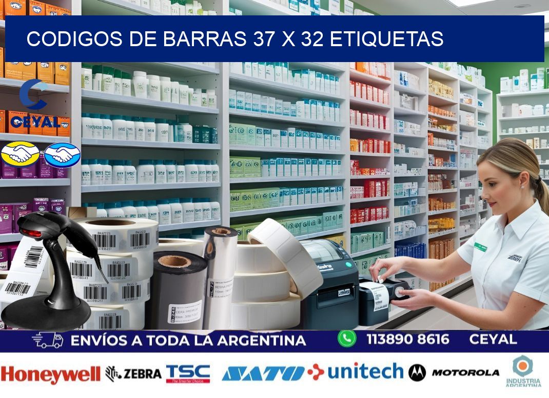 codigos de barras 37 x 32 etiquetas