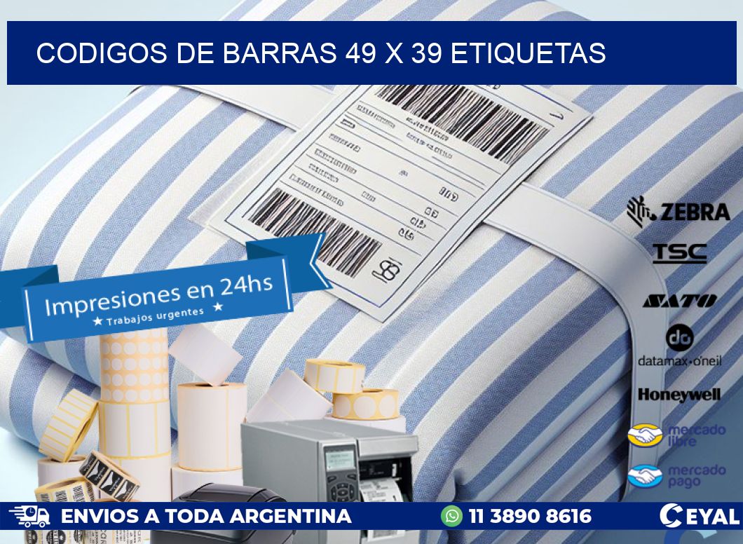 codigos de barras 49 x 39 etiquetas