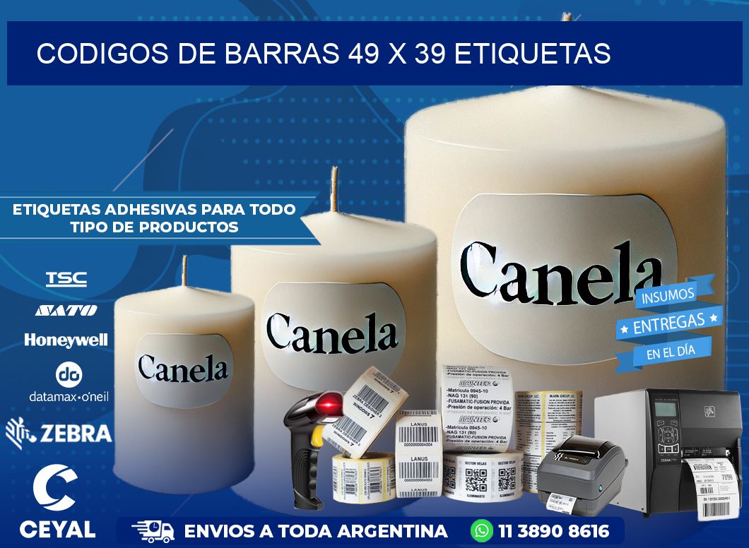 codigos de barras 49 x 39 etiquetas