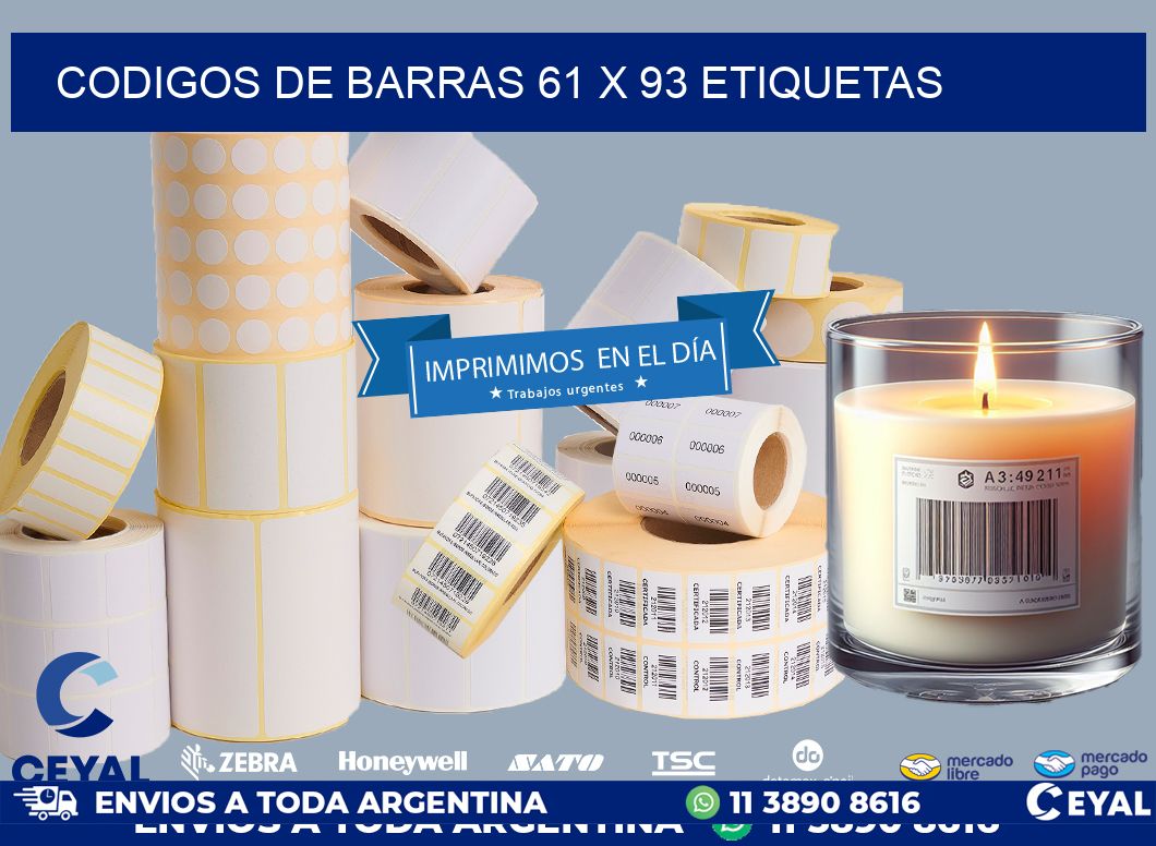 codigos de barras 61 x 93 etiquetas