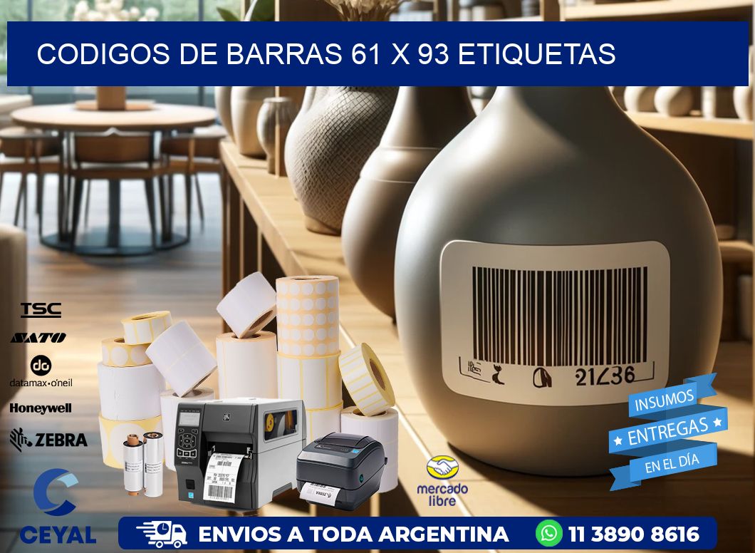 codigos de barras 61 x 93 etiquetas