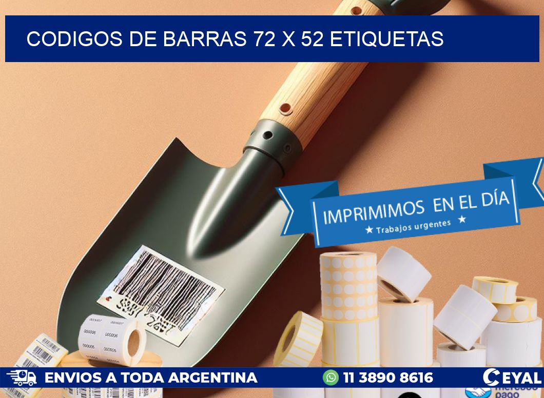 codigos de barras 72 x 52 etiquetas