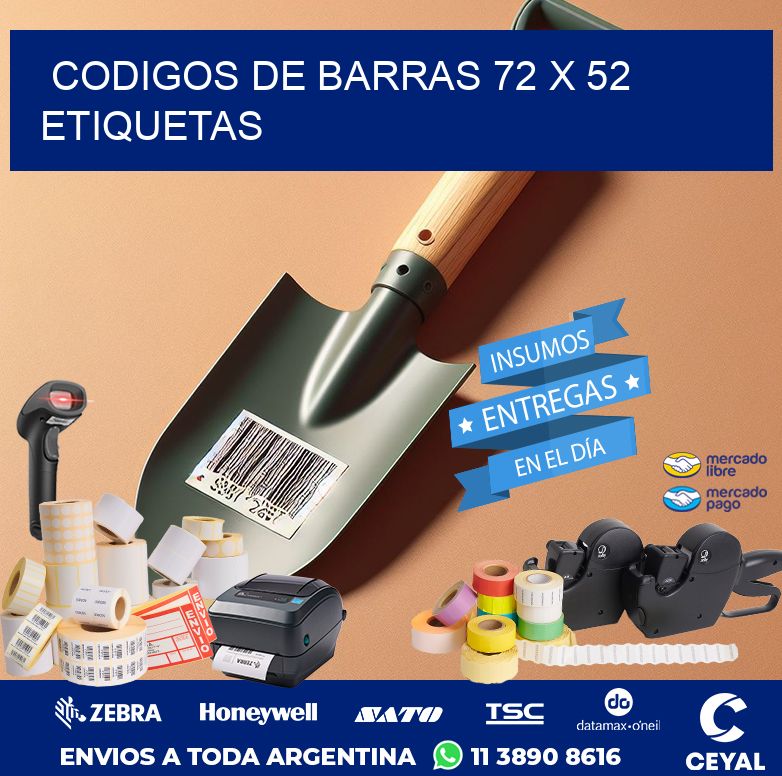 codigos de barras 72 x 52 etiquetas