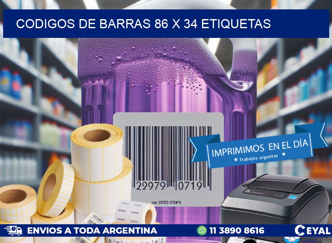 codigos de barras 86 x 34 etiquetas