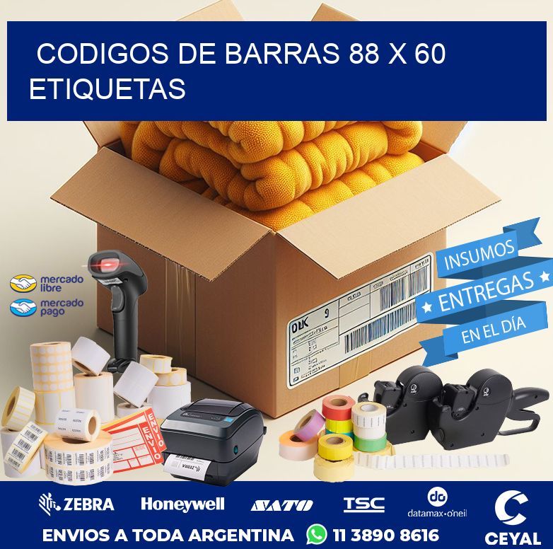 codigos de barras 88 x 60 etiquetas