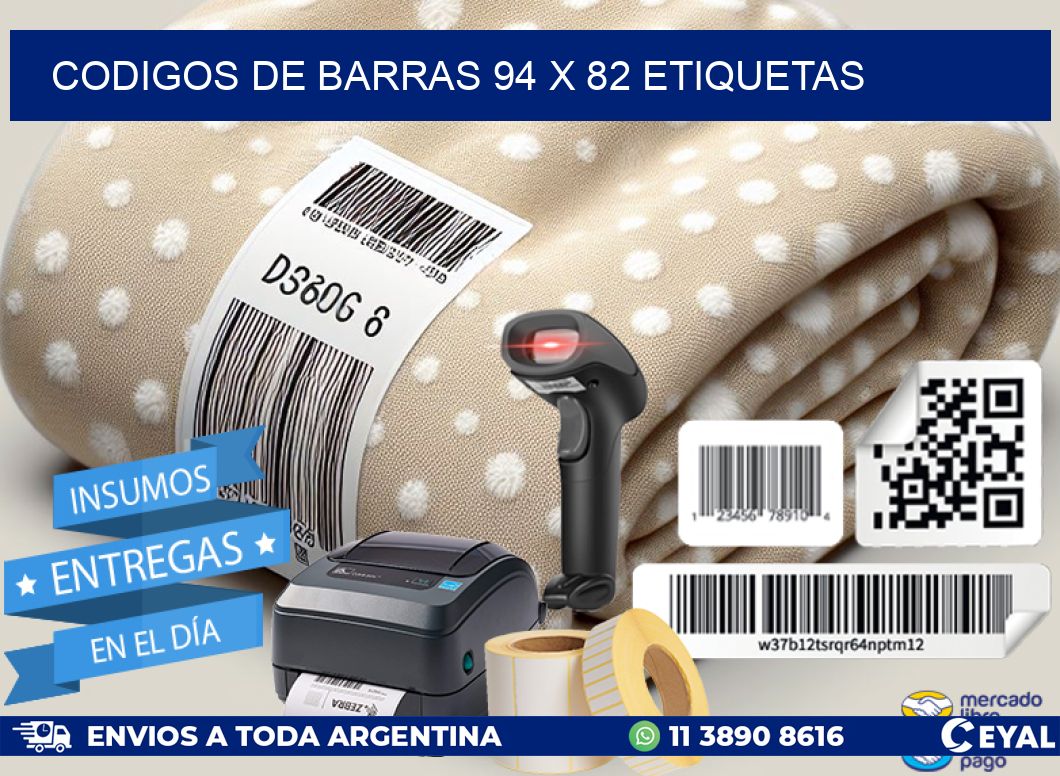 codigos de barras 94 x 82 etiquetas