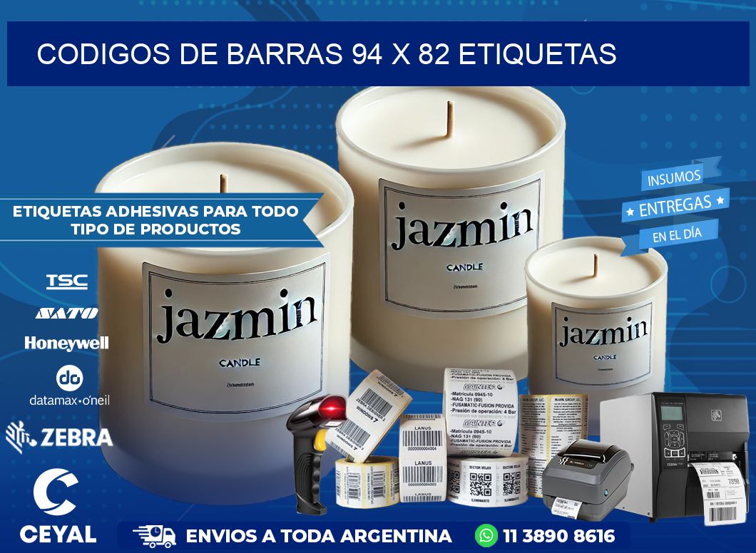 codigos de barras 94 x 82 etiquetas