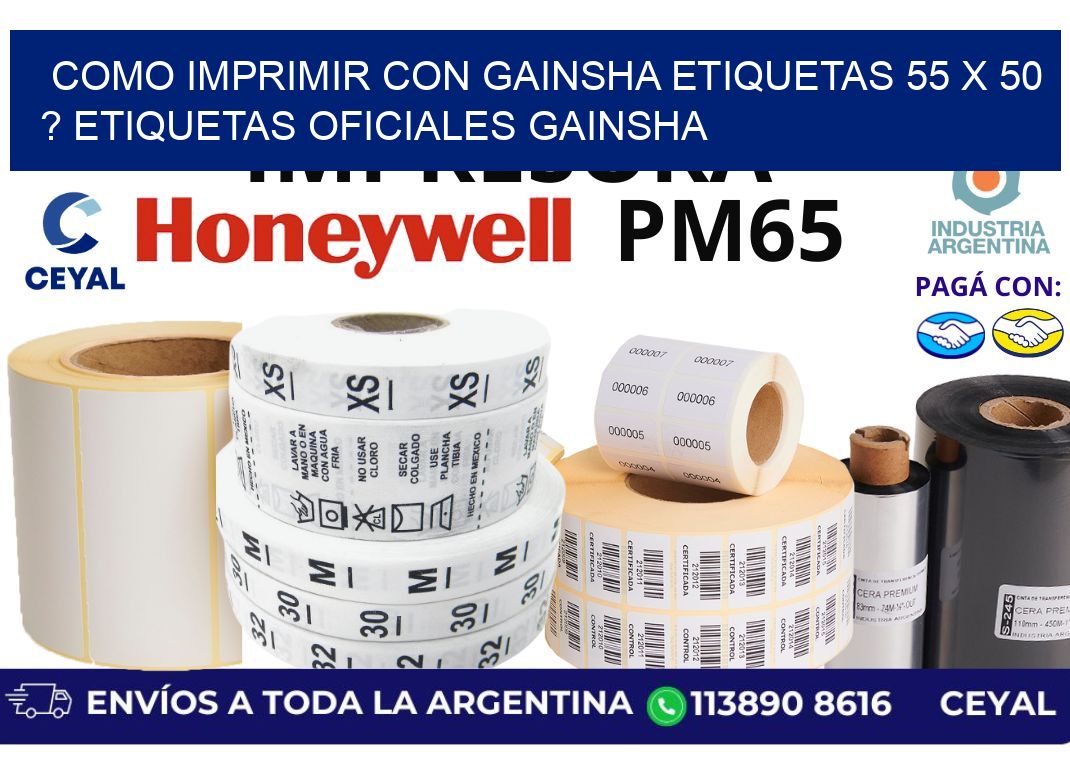 como imprimir con gainsha etiquetas 55 x 50 ? etiquetas oficiales gainsha
