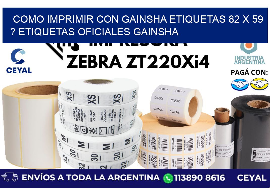como imprimir con gainsha etiquetas 82 x 59 ? etiquetas oficiales gainsha
