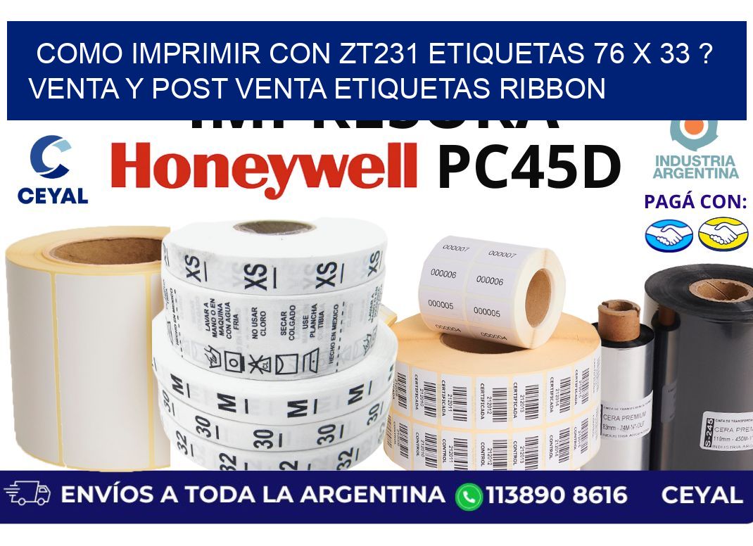 como imprimir con zt231 etiquetas 76 x 33 ? Venta y post venta etiquetas ribbon