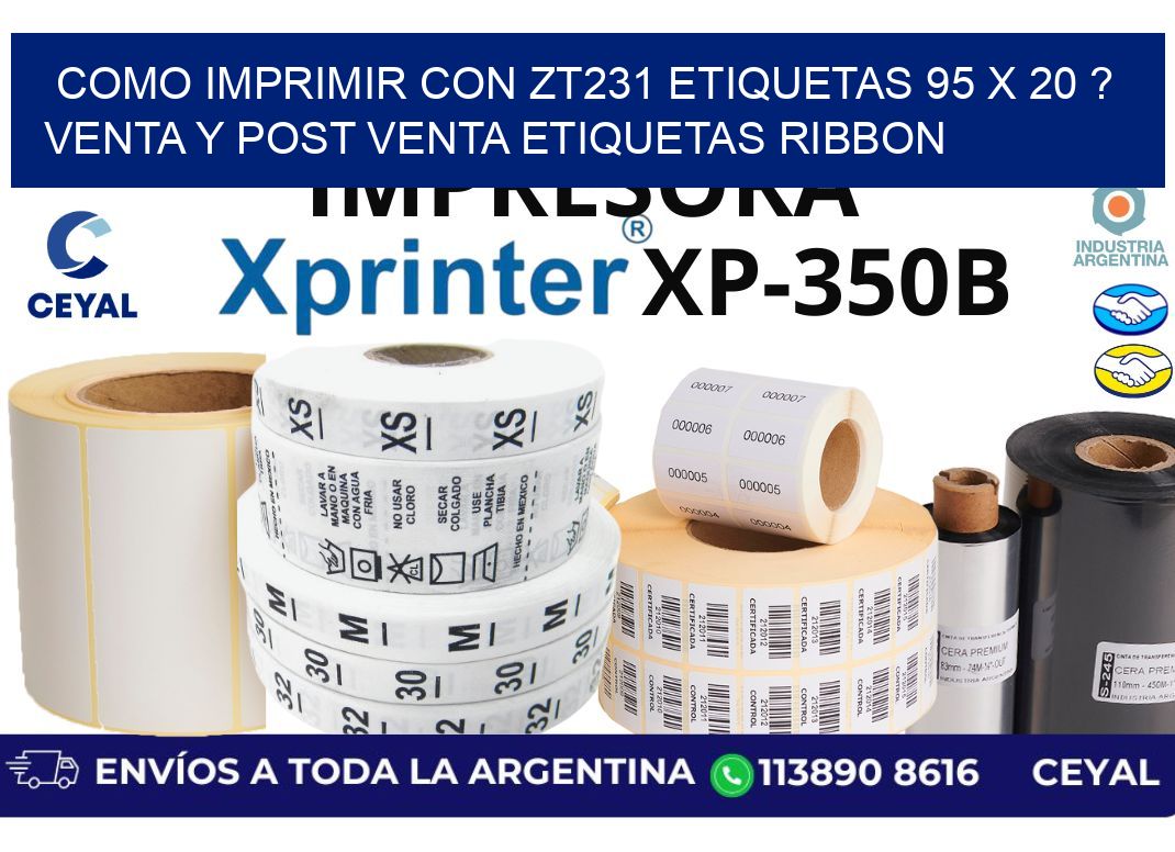 como imprimir con zt231 etiquetas 95 x 20 ? Venta y post venta etiquetas ribbon