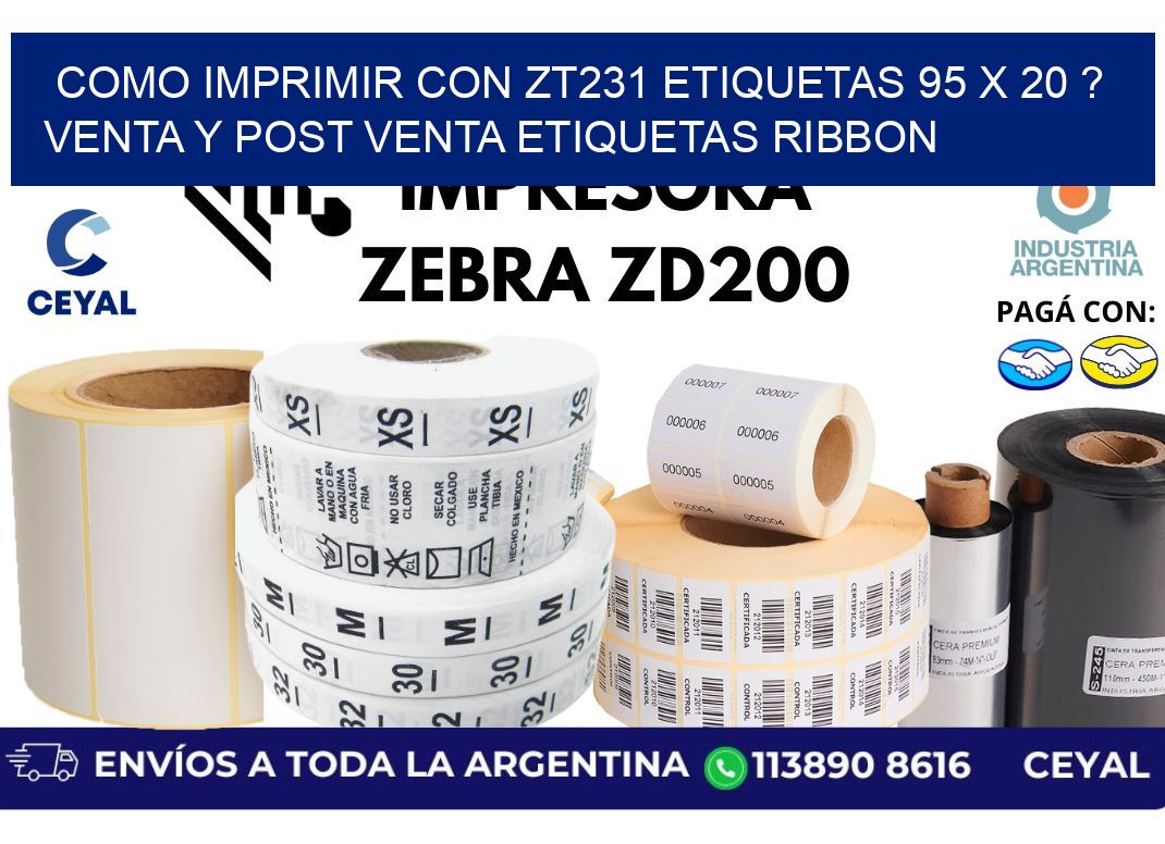 como imprimir con zt231 etiquetas 95 x 20 ? Venta y post venta etiquetas ribbon