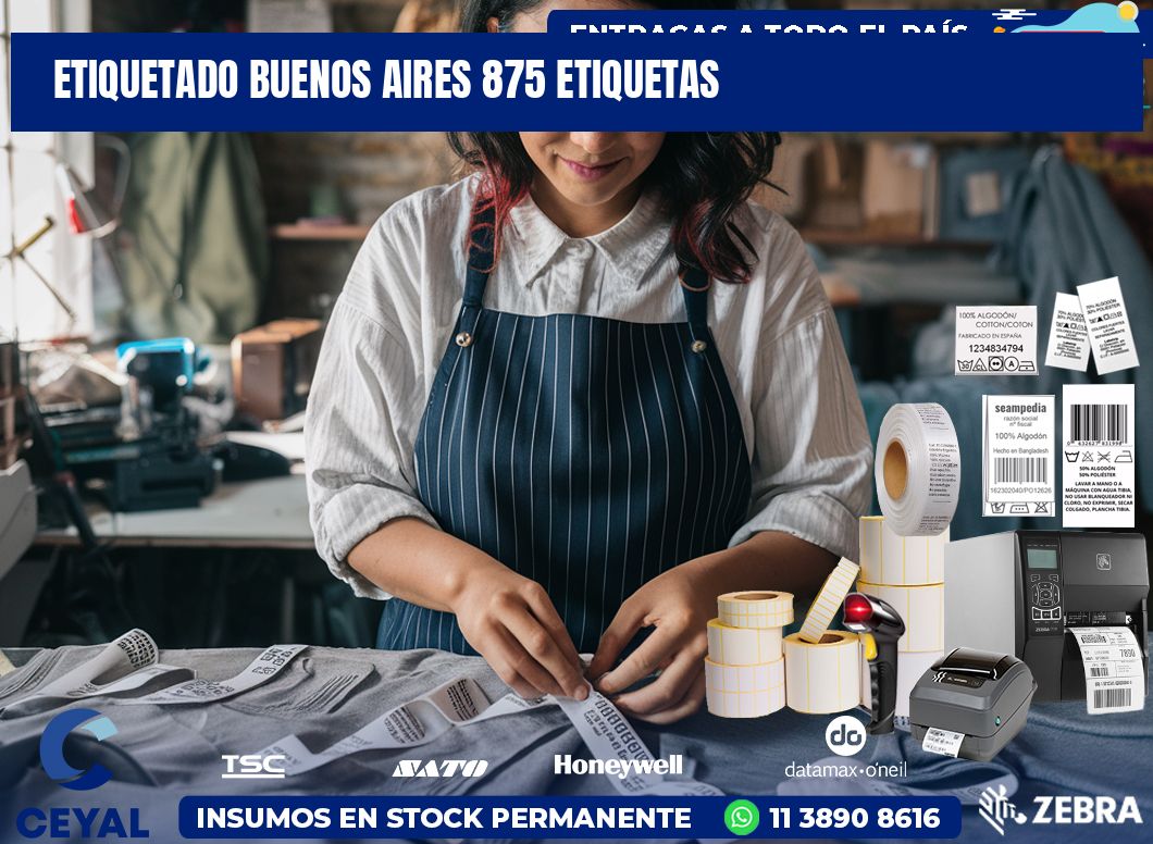 etiquetado buenos aires 875 etiquetas