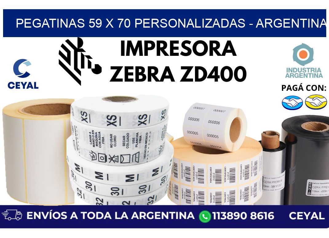 pegatinas 59 x 70 personalizadas - Argentina