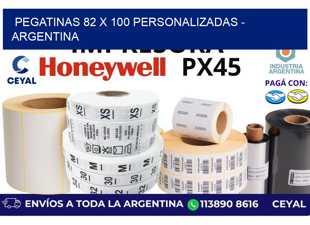 pegatinas 82 x 100 personalizadas - Argentina