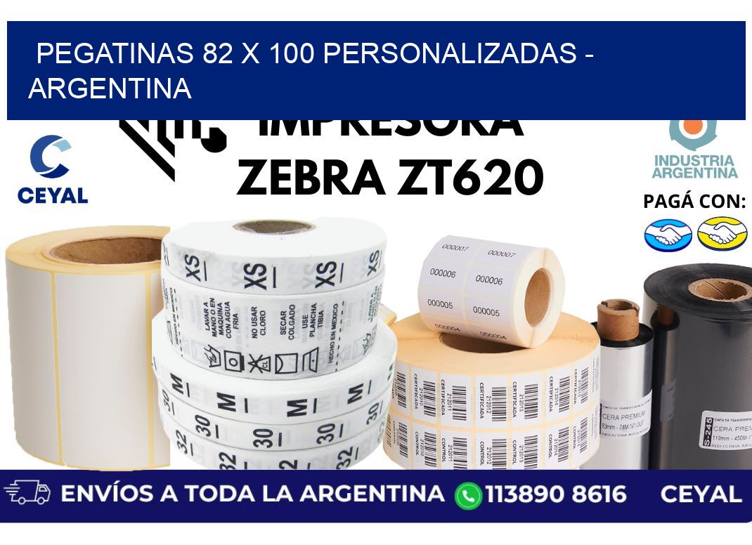 pegatinas 82 x 100 personalizadas – Argentina