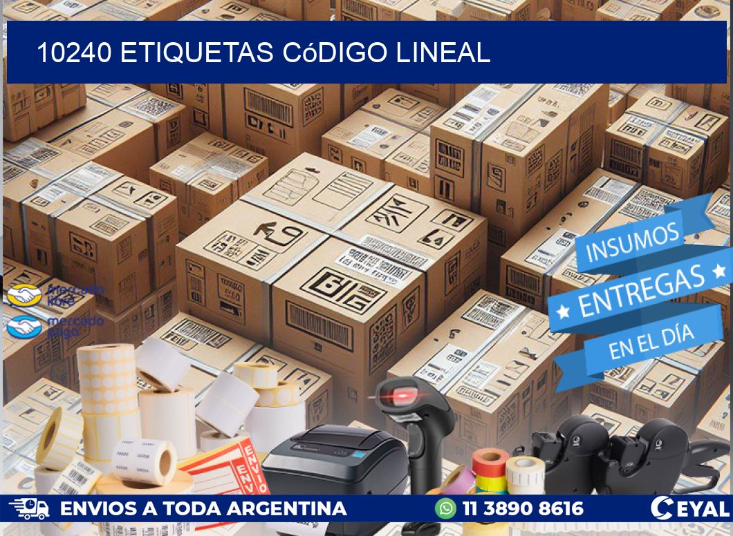 10240 Etiquetas código lineal