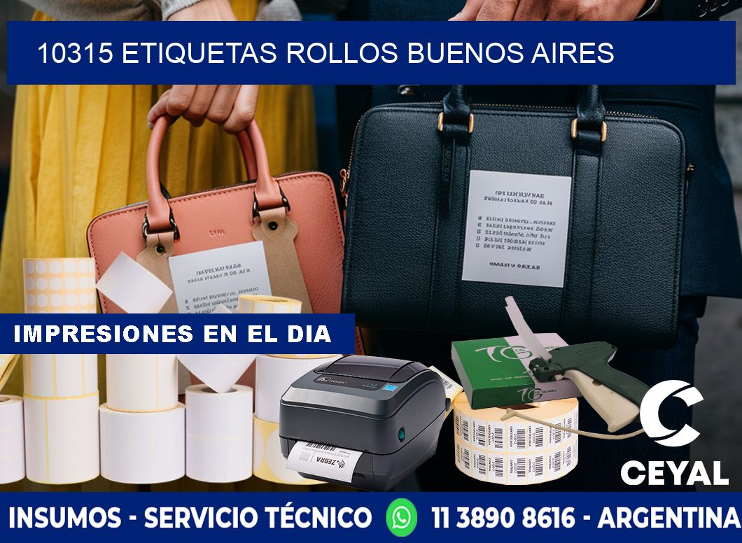 10315 etiquetas rollos buenos aires