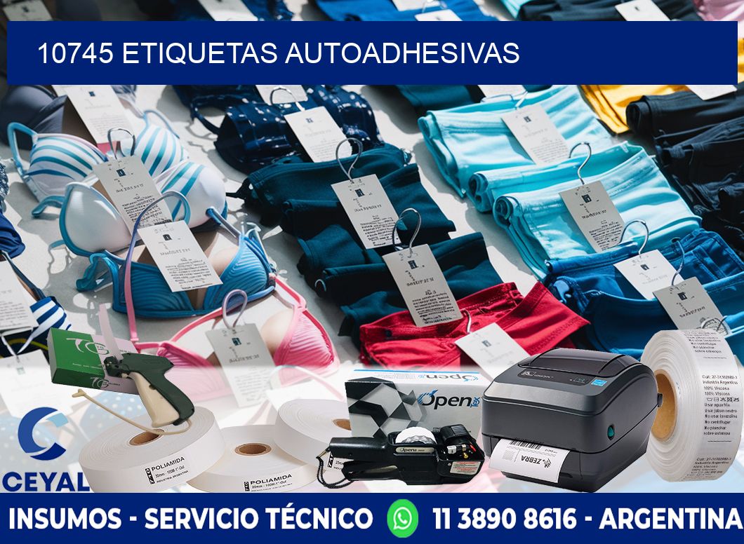 10745 etiquetas autoadhesivas