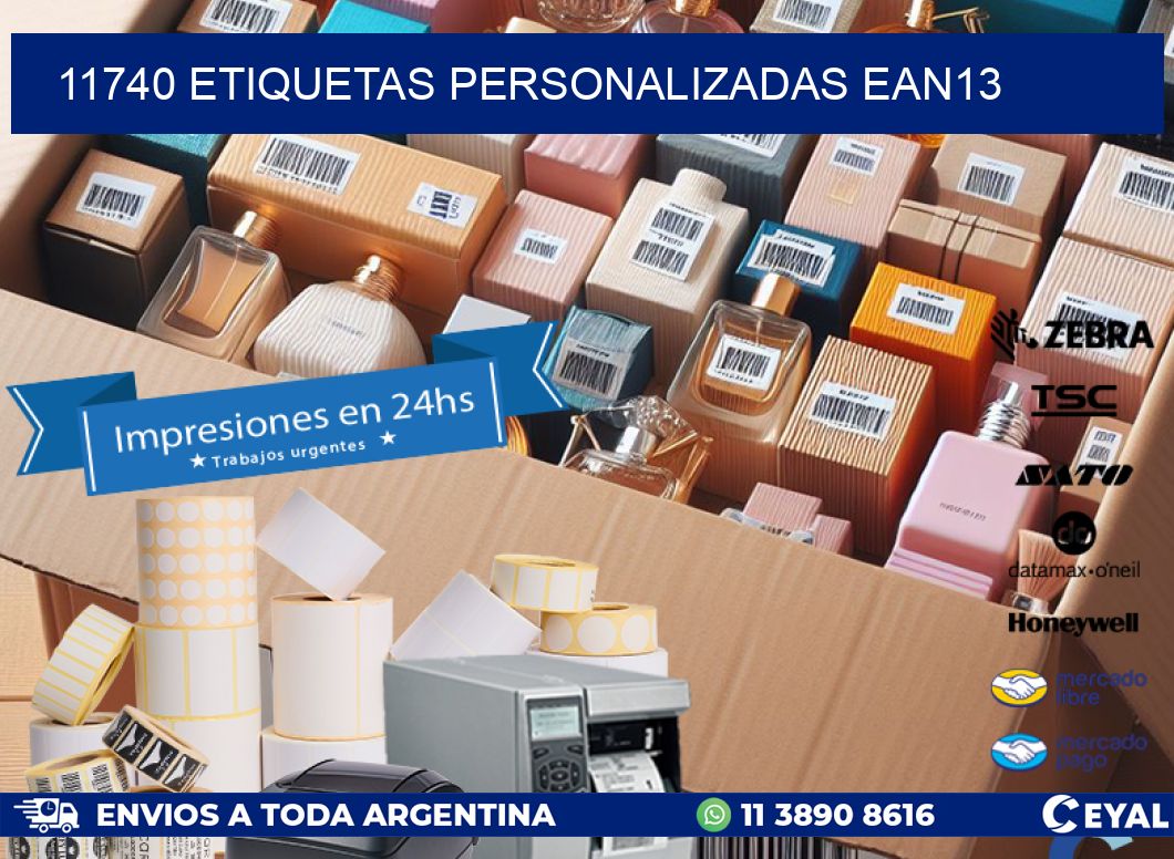 11740 Etiquetas personalizadas ean13
