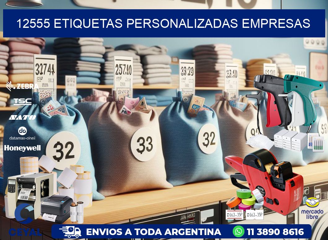12555 Etiquetas personalizadas empresas