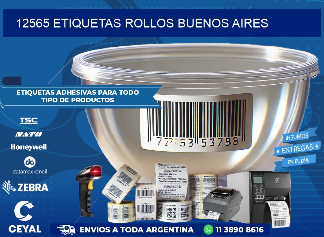 12565 etiquetas rollos buenos aires