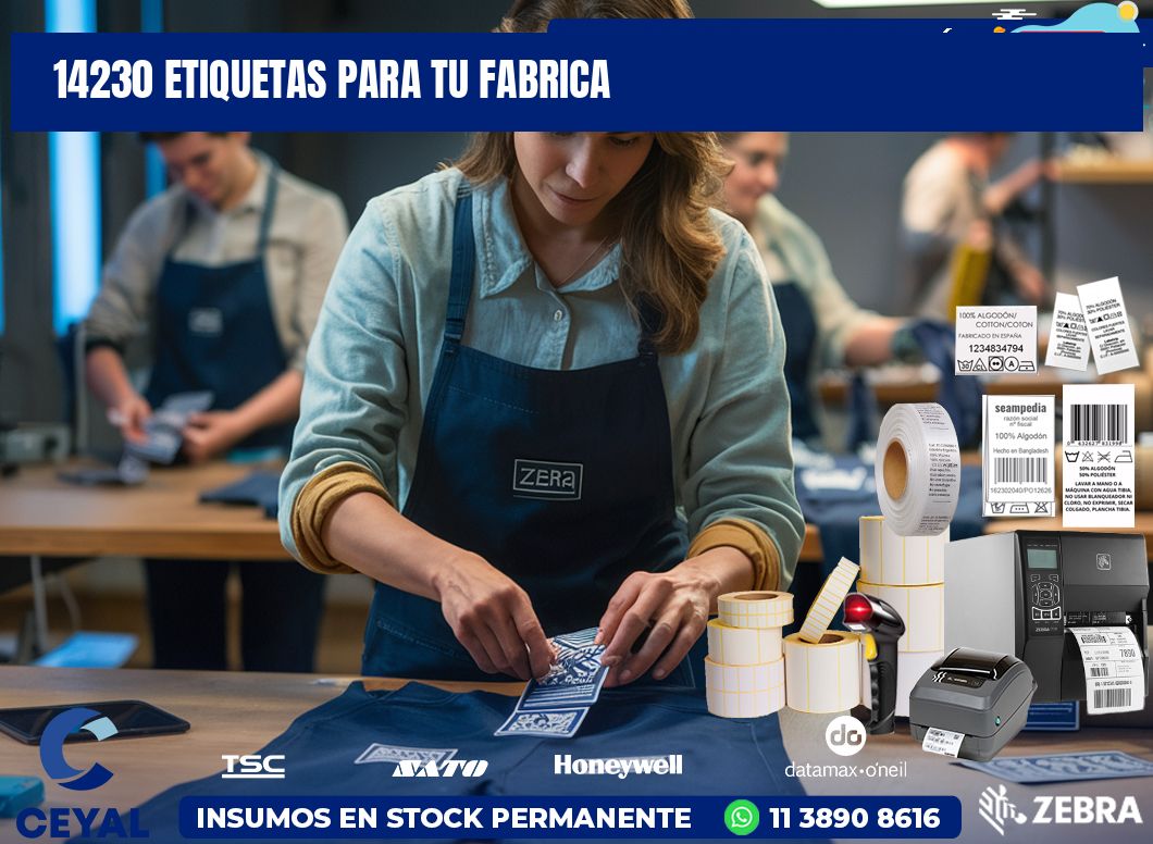 14230 etiquetas para tu fabrica