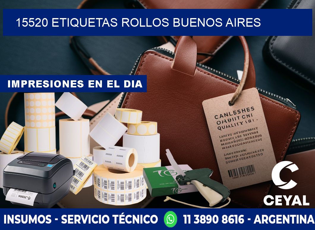 15520 etiquetas rollos buenos aires