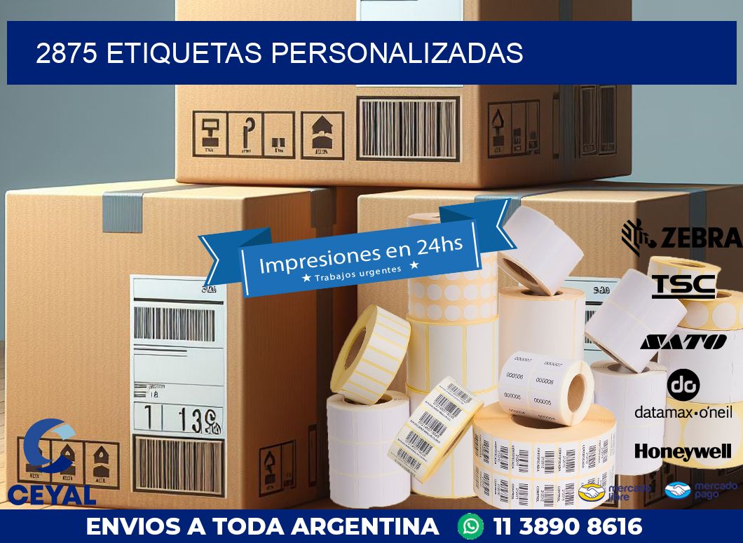 2875 Etiquetas personalizadas