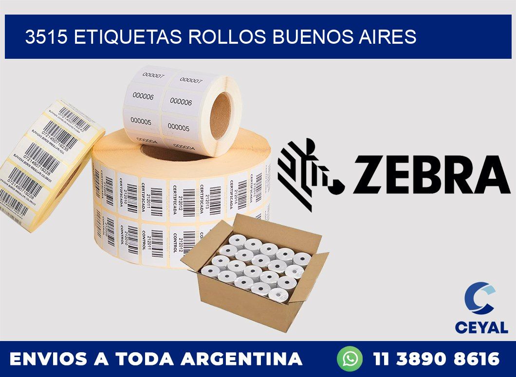 3515 etiquetas rollos buenos aires