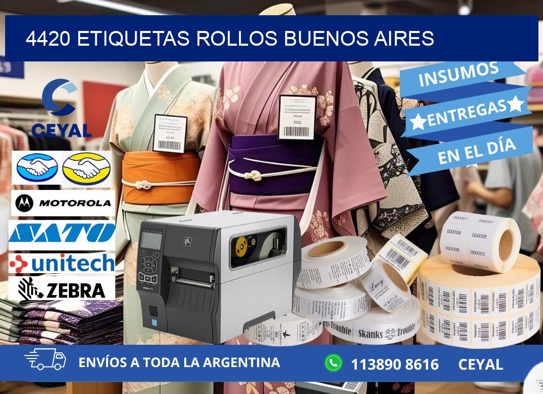 4420 etiquetas rollos buenos aires