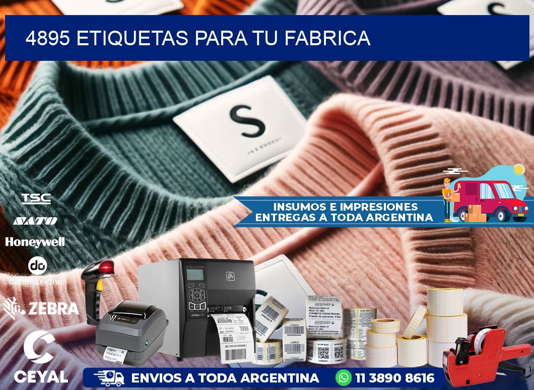 4895 etiquetas para tu fabrica