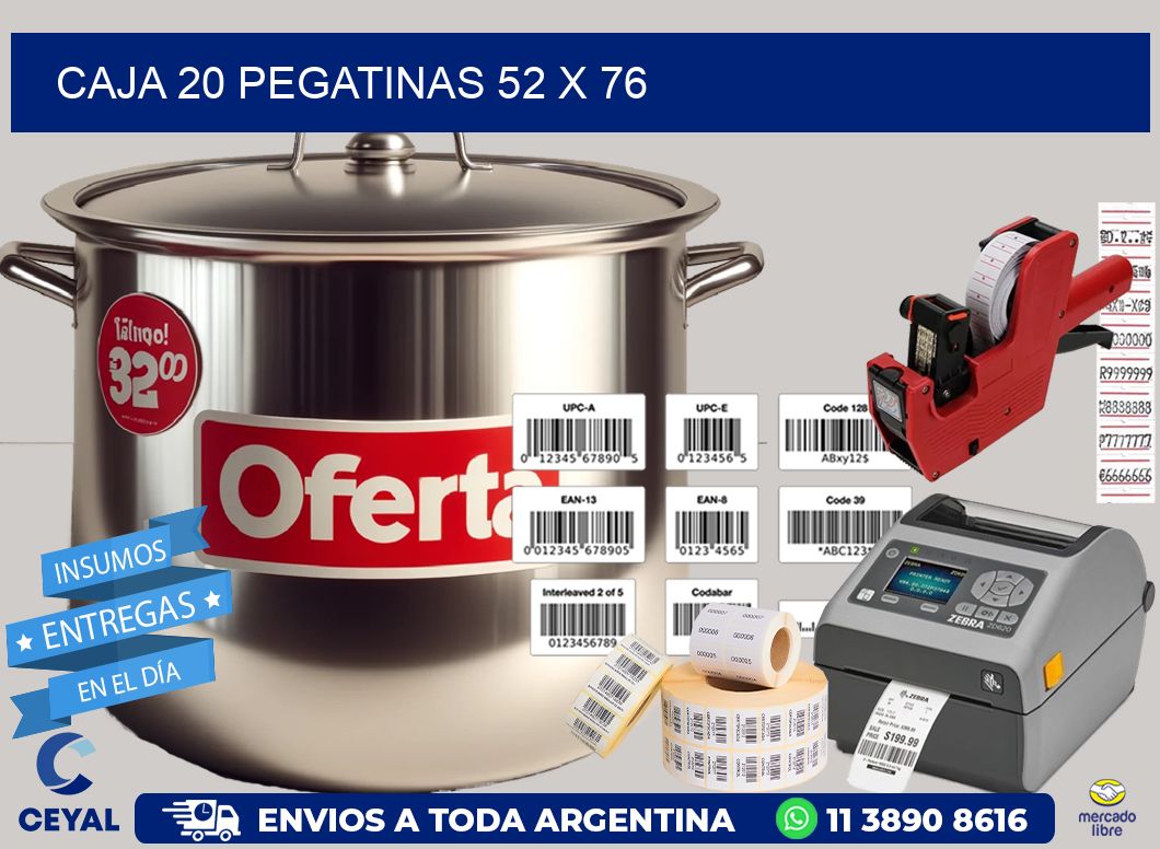 CAJA 20 PEGATINAS 52 x 76