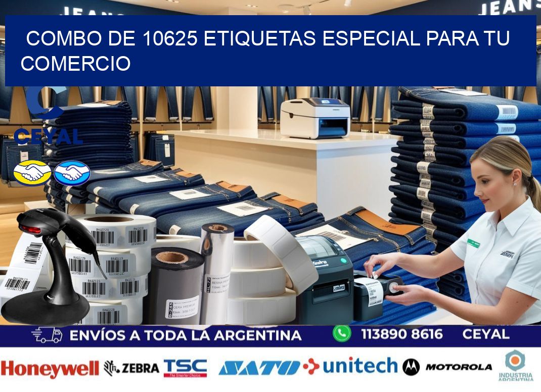 Combo de 10625 etiquetas especial para tu comercio