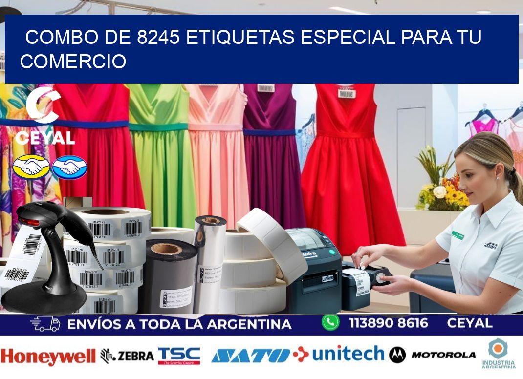 Combo de 8245 etiquetas especial para tu comercio