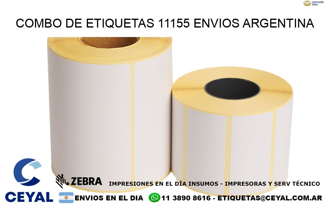 Combo de etiquetas 11155 ENVIOS ARGENTINA