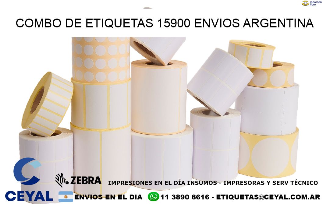 Combo de etiquetas 15900 ENVIOS ARGENTINA