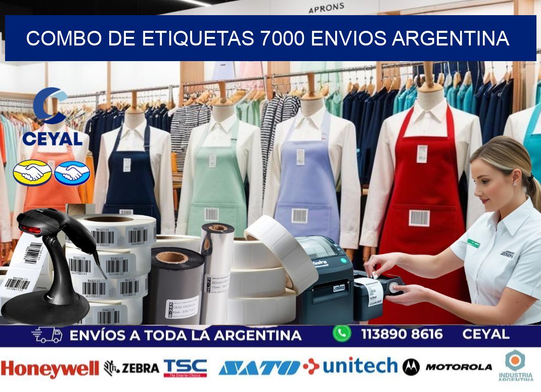 Combo de etiquetas 7000 ENVIOS ARGENTINA