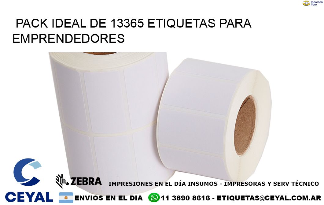 Pack ideal de 13365 etiquetas para emprendedores